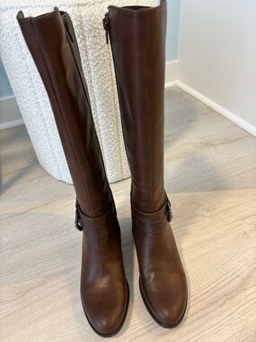 Naturalizer Women's Tall Riding Boots in Brown